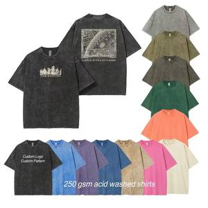 Camiseta Formal de Manga Corta para Hombre, 230GSM, Cuello Redondo, Transpirable, 100% Algodón, con Logotipo Personalizado Bordado e Impresión Serigráfica, Talla Grande - Product Image 1