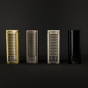 Guevara Tobacco Holder Design Vintage Metal <strong>Wind</strong> <strong>Proof</strong> <strong>Lighter</strong> with Folding Cigar Drill - Product Image 2