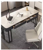 Table d'écriture moderne pour chambre à coucher maison table d'écriture rock board bureau d'ordinateur rock de luxe léger