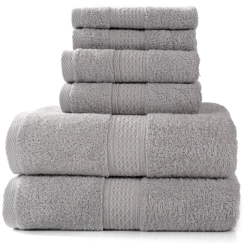 Hinzufügen zu CompareShare China großhandel 100% Baumwolle 3 Stück Hand Gesicht Bad Handtuch Set