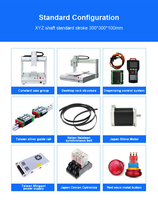 Distributeur de colle robotisé automatique à 3 axes pour machine de moulage par injection, idéal pour les liquides adhésifs époxy, PU et silicone