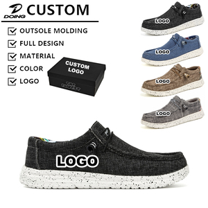 Tùy chỉnh in logo Mô hình giày các nhà sản xuất với logo của tôi, đi bộ Giày mềm cho nam giới, da thường rẻ hơn men's Loafer Giày - Product Image 1