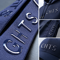 Étiquette de logo en silicone TPU gaufré haute fréquence pour vêtements, patchs TPU imprimés en 3D personnalisés, logo TPU thermocollant pour vêtements