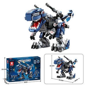 Educational ABS Plastic Electronic Toy Dinosaur <b>Building</b> Blocks Set 3-in-1 Tyrannosaurus Rex <b>Model</b> Construction Toys - Product Image 6