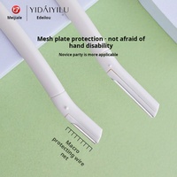 Usine personnalisée importée ensemble de tondeuse à sourcils rasoir épilateur pour le visage avec étui d'emballage en plastique pour la mise en forme des sourcils