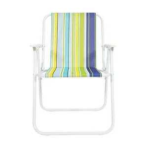 Oeytree taşınabilir açık renkli hafif yüksek kaliteli kamp katlanır metal plaj piknik sandalye