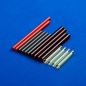 Tuyau en verre borosilicate de <span class=keywords><strong>quartz</strong></span> clair personnalisé, haute pureté, soudage, découpe, surface polie pour lampes à fumer, tube de haute qualité - Product Image 1