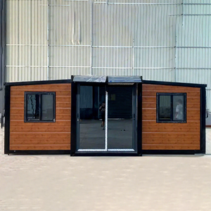 บ้านคอนเทนเนอร์เคลื่อนที่ราคาประหยัดพร้อมห้องนั่งเล่น ห้องครัว ห้องนอน บาร์ในบ้าน โครงสร้างเหล็กสำเร็จรูปจากจีน - Product Image 1