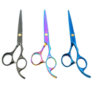 Tijeras de peluquería clásicas de acero inoxidable, duraderas, multicolor, Mango para centros de salón o cuidado personal - Product Image 2