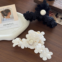Nouvelle pince à cheveux de style chinois brodée de fleurs, super féerique, avec perles, pour usage quotidien, de haute qualité, pour femmes
