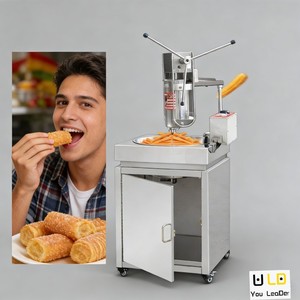Machine à churros électrique et accessoires pour les activités de carnaval et les banquets de mariage - Conception intégrée en acier inoxydable - Product Image 2