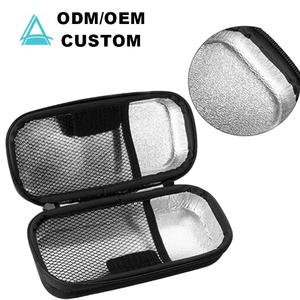 Boîtier de refroidissement portable personnalisé OEM pour kits de test de stylo à <span class=keywords><strong>insuline</strong></span>, organisateur pour diabétiques, étui refroidisseur de voyage portable - Product Image 1