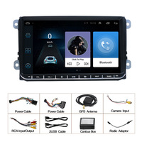 Autoradio Android 8.1 de 9 pouces pour VW Golf MK5 Polo GPS Sat Nav Radio 2 Din