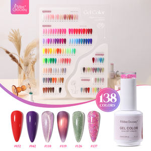 Miss Gooey Gel Polish <strong>Nail</strong> Supplies Factory Hema Free 138 Colors Uv Gel <strong>Nail</strong> Polish Set Semi Permanent Soak Off Varnish <strong>Supplier</strong> - Product Image 4