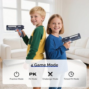 AI Smart Target Shooting Gun Set con puntuación de voz electrónica Pantalla digital Pistola láser Ai Juguetes para niños Shoot Target Toy - Product Image 5