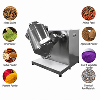 Agitateur de mouvement 3D pour protéines, mélangeur de poudre sèche 500L, machine de mélange de détergent avec SUS316L/SUS304 pour l'alimentation et les produits chimiques
