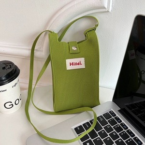 Custodia per Mini telefono lavorata all'uncinetto in maglia tinta unita alla moda <span class=keywords><strong>di</strong></span> primavera prodotti <span class=keywords><strong>di</strong></span> <span class=keywords><strong>tendenza</strong></span> 2024 borsa a tracolla - Product Image 4