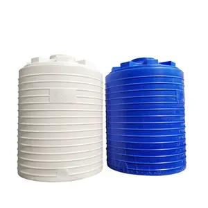 Personalizar 5000L al aire libre grueso rotatorio plástico tendón torre de agua tanque de almacenamiento de agua