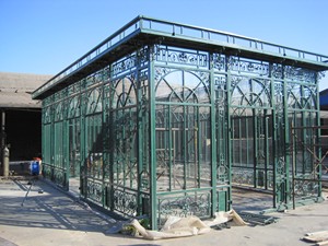 Gazebo en fer forgé artisanal de grande taille pour la décoration extérieure de la maison, du jardin, du parc, du restaurant, ornemental, en métal, <span class=keywords><strong>serre</strong></span> - Product Image 6