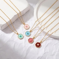 Collar Luminoso con Colgante de Corazón en Color Cobre Esmaltado, Regalo para el Día de la Madre, con Certificación CE