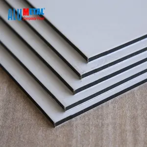 Alumetal 3 مللي متر/4 مللي متر/5 مللي متر alucobond PVDF ACP الواجهة المواد الألومنيوم لوح مركب