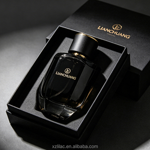 Botella de <span class=keywords><strong>Perfume</strong></span> de Lujo de 50ml 100ml, Botella de Vidrio Rubí Vacía con Atomizador, Envase de Fragancia de Alta Gama con Caja de Regalo Premium - Product Image 4