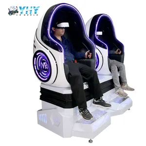 2024新产品vr两座9D虚拟现实电影游戏模拟器设备Vr电影椅9d Vr蛋