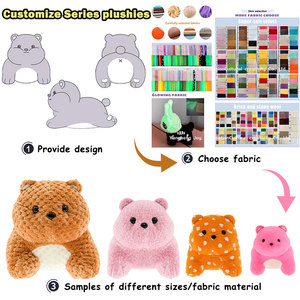 Nuovo prodotto personalizzato giocattolo di peluche etichetta personalizzata morbido e carino piccolo orso bambola occhi di plastica per i bambini - Product Image 5