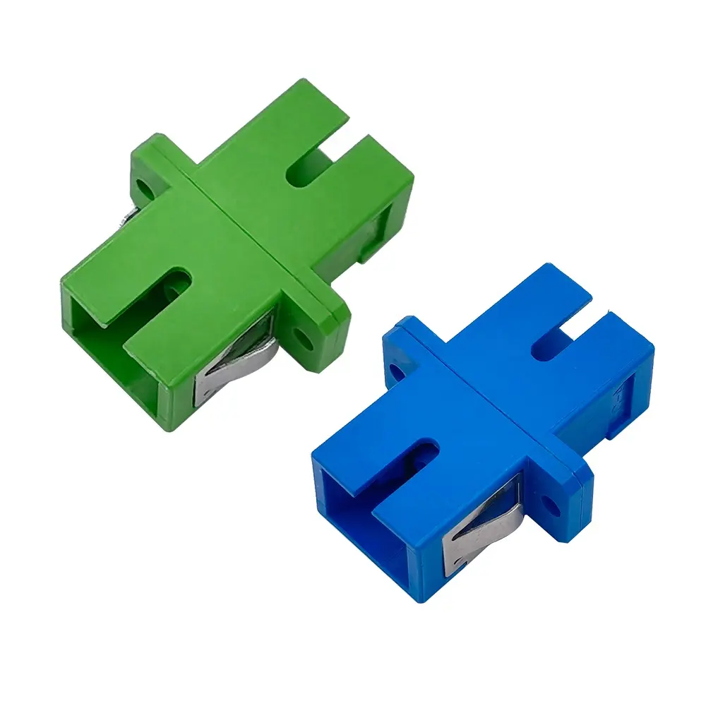 SC UPC/Adaptor Serat Optik APC/Coupler dengan Flensa