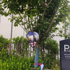 Vente en gros de ballons à <span class=keywords><strong>air</strong></span> chaud ornements avec drapeau national américain design moulin à <span class=keywords><strong>vent</strong></span> spirale <span class=keywords><strong>vent</strong></span> pour la décoration de jardin à la maison - Product Image 3