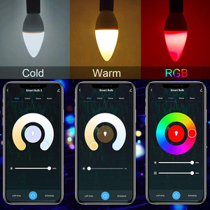 Ampoule LED Intelligente E26 RGB à Changement de Couleur Blanc Chaud et Froid, Éclairage Intelligent pour la Maison et la Chambre, Lumière Décorative avec Contrôle par Application - Product Image 1