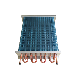 Bobine <span class=keywords><strong>d</strong></span>'évaporateur de <span class=keywords><strong>d</strong></span>éshumidificateur à ailettes bleues, tuyauterie en cuivre anti-corrosion pour fabricants <span class=keywords><strong>d</strong></span>'équipements de <span class=keywords><strong>d</strong></span>éshumidification de sous-sols résidentiels - Product Image 4