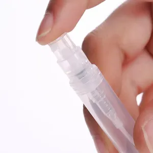 3毫升透明塑料透明空细雾塑料迷你旅行瓶套装小型可再填充液体容器
