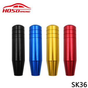 Car Gear <b>Knob</b> 13cm Black Aluminum Alloy Universal Ergonomic <b>Shift</b> Handle - Product Image 5