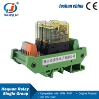 Module de relais Huaqingjun 2 canaux 1NO 1NC 24V, modules de relais SPDT Hequan pour PLC