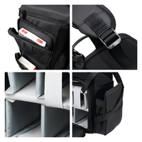 Sac à dos multifonctionnel étanche pour appareil photo et drone, personnalisé en usine, pour photographie DSLR en extérieur