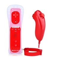 Manette de jeu sans fil pour Nintendo Gamepad avec Nunchuck pour Wii Controller Motion Plus pour Wii U Remote Controller