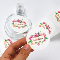 Autocollants personnalisés avec logo, autocollants personnalisés pour tubes de gloss à lèvres, autocollants pour base de gloss à lèvres, étiquettes transparentes pour marque privée