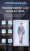55 pouces 3D holographique interactif holographique écran tactile affichage transparent LCD armoire ROSH