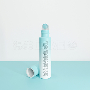 2025 thiết kế mới sang trọng đơn giản thủy tinh hình trụ cuộn trên chai 10ml Hot Bán với màn hình in ấn & cao su Stopper - Product Image 5