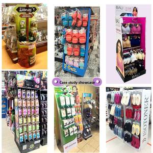 Espositore Pieghevole Personalizzato in Cartone Ondulato a Più Livelli con Ganci per Prodotti da Negozio - Product Image 6