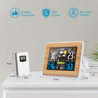 Station météo sans fil, pyranomètre, thermomètre, hygromètre, baromètre, moniteur d'humidité avec capteur, station météo numérique
