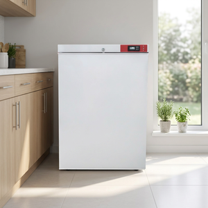 Compact Undercounter <b>Refrigerator</b> 98L Stainless Steel Single Door Auto-Defrost Locking Door Energy Class A Household Use - Product Image 1
