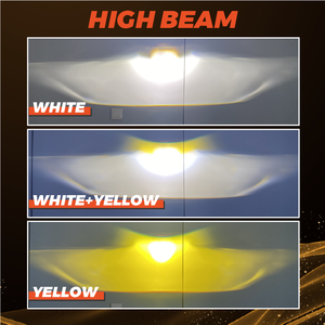 Feux antibrouillard de 2 pouces Bi Led Tricolore Jaune Blanc <span class=keywords><strong>Combo</strong></span> Couleurs Lentille de projecteur Avec 120W 33000Lm Feux antibrouillard LED - Product Image 3