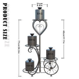 <span class=keywords><strong>Estantes</strong></span> Metálicos Altos <span class=keywords><strong>para</strong></span> Macetas, Soporte <span class=keywords><strong>para</strong></span> Múltiples <span class=keywords><strong>Plantas</strong></span>, Exhibidores de Flores Artificiales, Soporte <span class=keywords><strong>para</strong></span> <span class=keywords><strong>Plantas</strong></span> de Jardín - Product Image 3