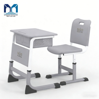 Ensemble table et chaise pour un seul élève conforme à la norme DepEd, bureau et chaise en plastique bon marché et durable, mobilier de classe pour les écoles des Philippines