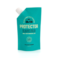 Pochette à bec verseur personnalisée et recyclable pour l'emballage de liquides (détergent, jus, sauce ou boisson chimique)