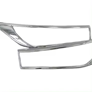 KQD Brand ABS Chrome Front Light <b>Cover</b> <b>Head</b> Light Headlight <b>Cover</b> with Led for toyota Innova 2017 - Product Image 1