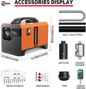 Calefactor Eléctrico Diésel OGMIE para Autos, Camiones, Caravanas, Campers, 2KW, 5KW, 8KW, Capacidad de Estacionamiento, 12V, 24V, 220V, VW y Otros Modelos - Product Image 2