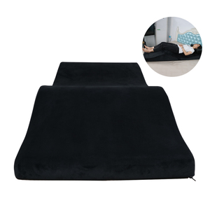 Surmatelas <span class=keywords><strong>de</strong></span> lit <span class=keywords><strong>de</strong></span> <span class=keywords><strong>massage</strong></span> ergonomique en mousse incurvée avec housse amovible en velours Coussin <span class=keywords><strong>de</strong></span> lit antidérapant pour salon <span class=keywords><strong>de</strong></span> beauté - Product Image 2